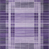 Ultra Soft Area Rug, Non Slip, Stain Resistant, Washable Area Rugs for Living Room, Bedroom, Vibrant Lattice Design Motif(Purple)