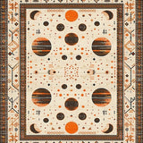 Eclectic Pastel Geometric Shapes(Beige)