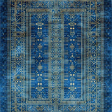 Luxurious Modern Curvilinear Design(Blue)