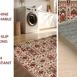 Artful Colorful Tiled Design(Red)