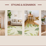 Ultra Soft Area Rug, Non Slip, Stain Resistant, Washable Area Rugs for Living Room, Bedroom, Contemporary Soft Color Harmony(Beige)