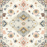Ultra Soft Area Rug, Non Slip, Stain Resistant, Washable Area Rugs for Living Room, Bedroom, Modern Boho Ivory Beige Area(Beige)