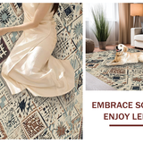 Elegant Distressed Lattice Aesthetic(Beige)