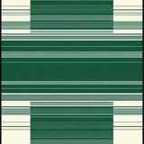 Stylish Geometric White and Green(Green)