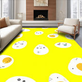 Ultra Soft Area Rug, Non Slip, Stain Resistant, Washable Area Rugs for Living Room, Bedroom, Playful Fluffy Soft Surface(Yellow)