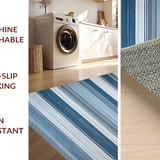 Lively Modern Geometric Weave(Blue)