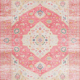 Elegant Low Pile Botanical Design(Pink)