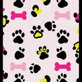 Ultra Soft Area Rug, Non Slip, Stain Resistant, Washable Area Rugs for Living Room, Bedroom, Adorable Furry Friends Print Style(Pink)