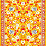 Ultra Soft Area Rug, Non Slip, Stain Resistant, Washable Area Rugs for Living Room, Bedroom, Eclectic Colorful Garden Layout(Yellow)