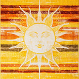 Bright Coastal Inspired Round Artwork(Yellow)