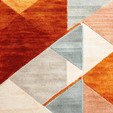 Ultra Soft Area Rug, Non Slip, Stain Resistant, Washable Area Rugs for Living Room, Bedroom, Modern Plush Area Rug for Dining Room(Orange)