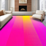 Ultra Soft Area Rug, Non Slip, Stain Resistant, Washable Area Rugs for Living Room, Bedroom, Elegant Bright Hued Flowing Design(Yellow)