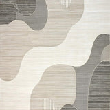 Ultra Soft Area Rug, Non Slip, Stain Resistant, Washable Area Rugs for Living Room, Bedroom, Soft Neutral Textured Layers(Beige)
