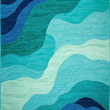 Elegant Coral Reef Illustration(Blue)