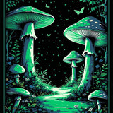 Ultra Soft Area Rug, Non Slip, Stain Resistant, Washable Area Rugs for Living Room, Bedroom, Soft Retro Nature Inspired Design(Green)