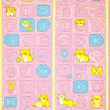 Ultra Soft Area Rug, Non Slip, Stain Resistant, Washable Area Rugs for Living Room, Bedroom, Bright Cheerful Learning Adventure Rug(Pink)