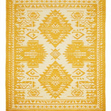 Ultra Soft Area Rug, Non Slip, Stain Resistant, Washable Area Rugs for Living Room, Bedroom, Southwest Inspired Geometric Harmony(Yellow)