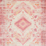 Stylish Distressed Geometric Arrangement(Pink)