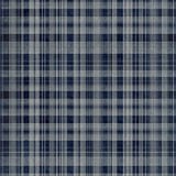 Cozy Blue and Gray Trellis(Blue)