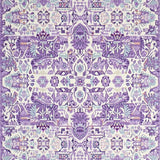 Ultra Soft Area Rug, Non Slip, Stain Resistant, Washable Area Rugs for Living Room, Bedroom, Stylish Modern Lilac Petal Style(Purple)