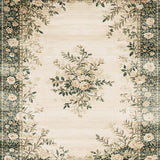 Elegant Vintage Botanical Motif(Beige)