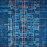 Elegant Fluid Linear Aesthetics(Blue)