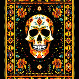 Ultra Soft Area Rug, Non Slip, Stain Resistant, Washable Area Rugs for Living Room, Bedroom, Eclectic Round Ethnic Textile(Orange)