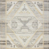 Artful Distressed Diamond Composition(Gray)