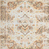 Ultra Soft Area Rug, Non Slip, Stain Resistant, Washable Area Rugs for Living Room, Bedroom, Distressed Medallion Area Beige & Brown Retro Floor(Beige)