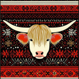 Ultra Soft Area Rug, Non Slip, Stain Resistant, Washable Area Rugs for Living Room, Bedroom, Scandinavian Cozy Cattle Design(Black)