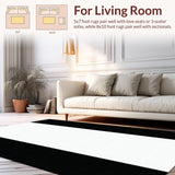 Dynamic Striped Transitional Decor Element(Black)