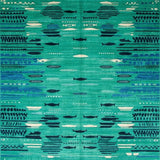 Whimsical Aquatic Humor Motif(Blue)