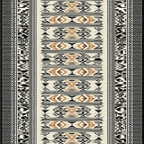 Ultra Soft Area Rug, Non Slip, Stain Resistant, Washable Area Rugs for Living Room, Bedroom, Cozy Ethnic Inspired Floor Decor(Brown)