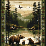 Ultra Soft Area Rug, Non Slip, Stain Resistant, Washable Area Rugs for Living Room, Bedroom, Charming Cozy Lodge Aesthetic(Brown)