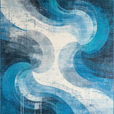 Chic Multi Tonal Textural Design(Blue)