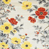 Ultra Soft Area Rug, Non Slip, Stain Resistant, Washable Area Rugs for Living Room, Bedroom, Rustic Vibrant Bloom Arrangement(Yellow)