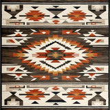 Ultra Soft Area Rug, Non Slip, Stain Resistant, Washable Area Rugs for Living Room, Bedroom, Southwestern Colorful Tribal Texture(Brown)
