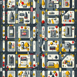 Ultra Soft Area Rug, Non Slip, Stain Resistant, Washable Area Rugs for Living Room, Bedroom, Dynamic Street Scene Playful Layout(Gray)