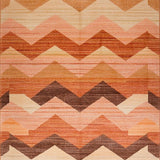 Ultra Soft Area Rug, Non Slip, Stain Resistant, Washable Area Rugs for Living Room, Bedroom, Contemporary Warm Color Palette(Brown)