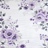 Ultra Soft Area Rug, Non Slip, Stain Resistant, Washable Area Rugs for Living Room, Bedroom, Artistic Floral Swirl Aesthetic(Purple)