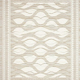 Timeless Natural Fiber Abstract Design(Beige)