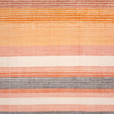 Ultra Soft Area Rug, Non Slip, Stain Resistant, Washable Area Rugs for Living Room, Bedroom, Modern Peach Cascade Rug Non Slip Absorbent Velvet Feel Linear Ombre Accent Mat(Orange)