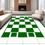 Elegant Fluffy Checker Design(Green)