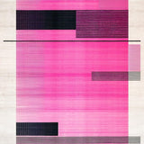 Ultra Soft Area Rug, Non Slip, Stain Resistant, Washable Area Rugs for Living Room, Bedroom, Eye-Catching Pink Black Artistic Blend(Pink)