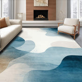 Ultra Soft Area Rug, Non Slip, Stain Resistant, Washable Area Rugs for Living Room, Bedroom, Boho Chic Non Slip With Artistic Watercolor Inspired(Beige)
