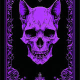 Ultra Soft Area Rug, Non Slip, Stain Resistant, Washable Area Rugs for Living Room, Bedroom, Witch Board Black Elegance(Purple)