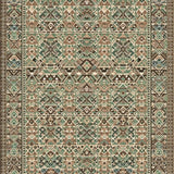 Ultra Soft Area Rug, Non Slip, Stain Resistant, Washable Area Rugs for Living Room, Bedroom, Chic Modern Linear Arrangement(Brown)