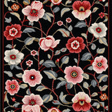 Sophisticated Black Blossom Theme(Black)