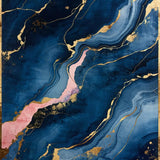 Dynamic Navy Pink Gradient Design(Blue)