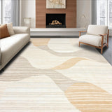 Beige Abstract Area(Beige)